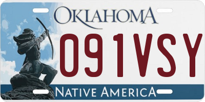 OK license plate 091VSY