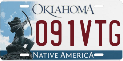 OK license plate 091VTG