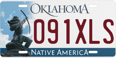 OK license plate 091XLS