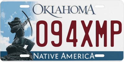OK license plate 094XMP
