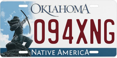 OK license plate 094XNG