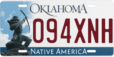 OK license plate 094XNH