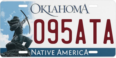 OK license plate 095ATA