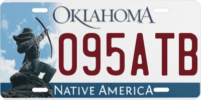 OK license plate 095ATB