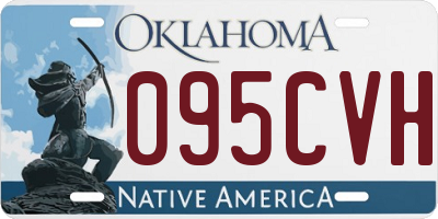 OK license plate 095CVH