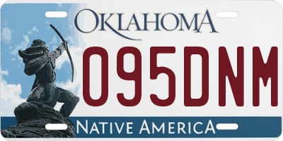 OK license plate 095DNM