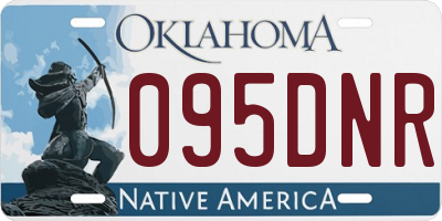 OK license plate 095DNR