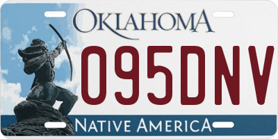 OK license plate 095DNV