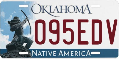 OK license plate 095EDV