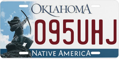OK license plate 095UHJ