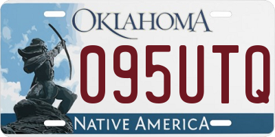 OK license plate 095UTQ