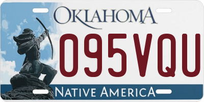 OK license plate 095VQU