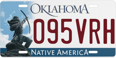 OK license plate 095VRH