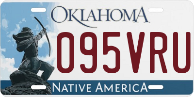 OK license plate 095VRU