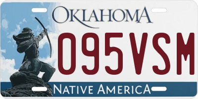 OK license plate 095VSM