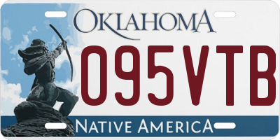 OK license plate 095VTB