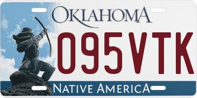 OK license plate 095VTK