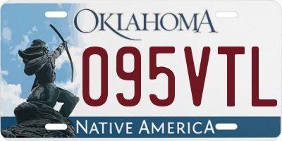 OK license plate 095VTL