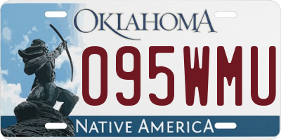 OK license plate 095WMU