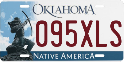 OK license plate 095XLS