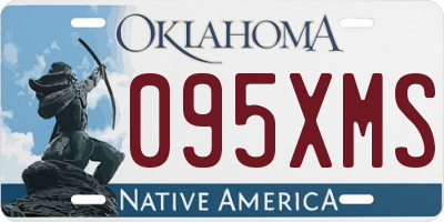 OK license plate 095XMS