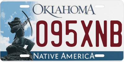 OK license plate 095XNB