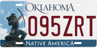 OK license plate 095ZRT