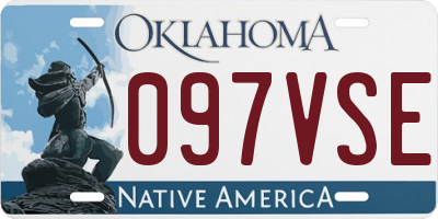 OK license plate 097VSE