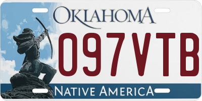 OK license plate 097VTB
