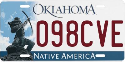 OK license plate 098CVE