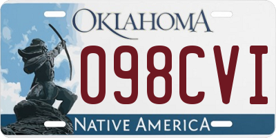 OK license plate 098CVI