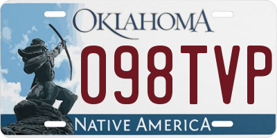 OK license plate 098TVP
