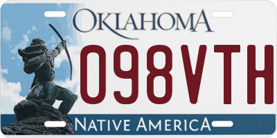 OK license plate 098VTH