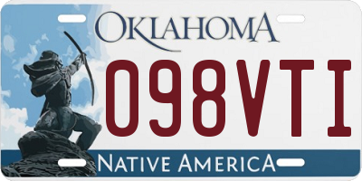 OK license plate 098VTI