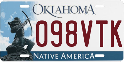 OK license plate 098VTK