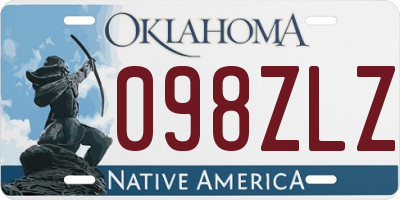 OK license plate 098ZLZ