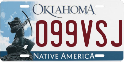 OK license plate 099VSJ