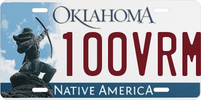 OK license plate 100VRM