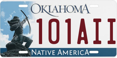 OK license plate 101AII