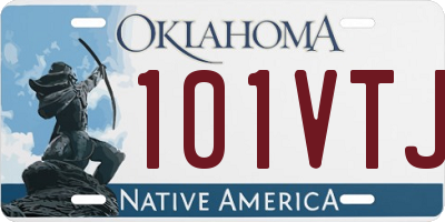 OK license plate 101VTJ
