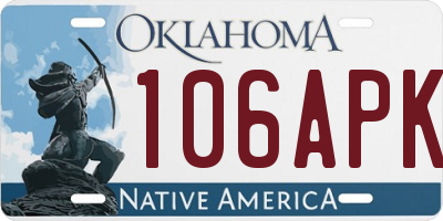 OK license plate 106APK