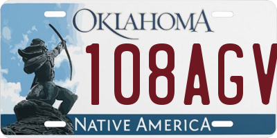 OK license plate 108AGV