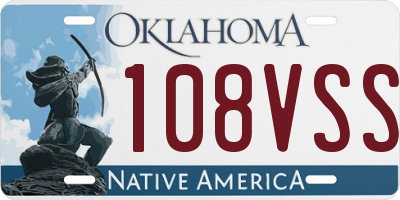 OK license plate 108VSS