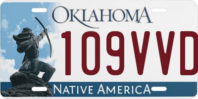 OK license plate 109VVD