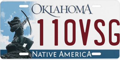 OK license plate 110VSG