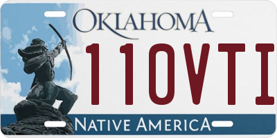 OK license plate 110VTI