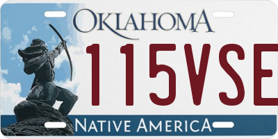 OK license plate 115VSE