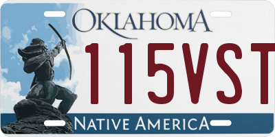 OK license plate 115VST
