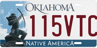 OK license plate 115VTC