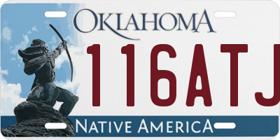 OK license plate 116ATJ